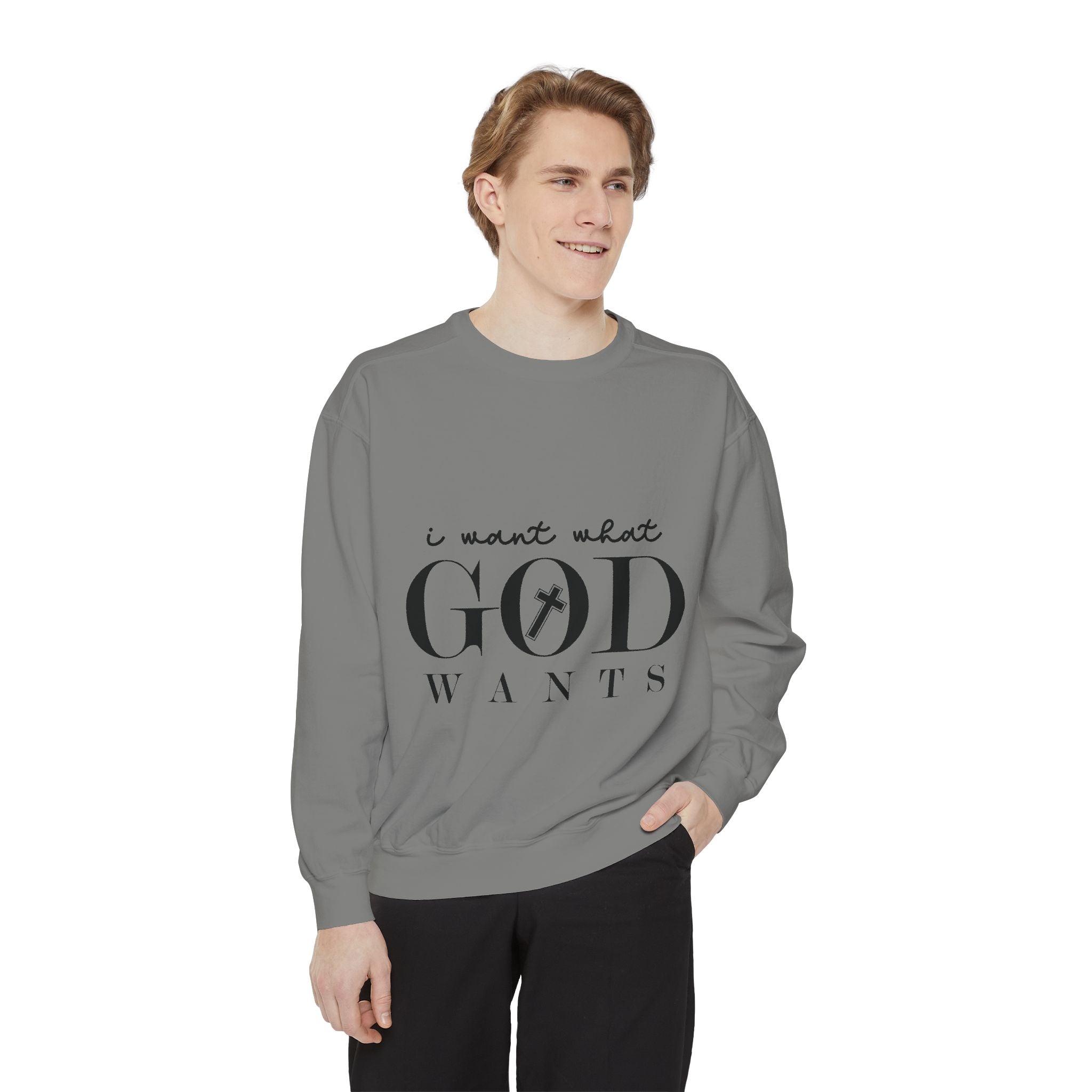 Unisex Garment-Dyed Sweatshirt image 2